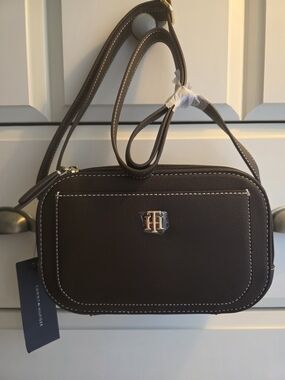 Tommy Hilfiger Black Crossbody Camera Bag